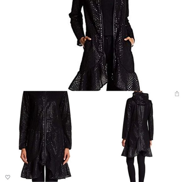 Zac Posen Hooded Trench/Rain Coat XS - Picture 3 of 12